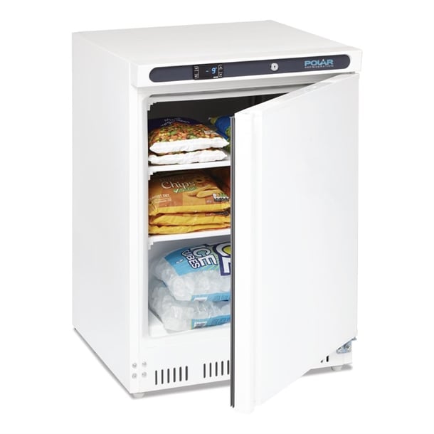 Image of Polar C-Series Under Counter Freezer White 140Ltr