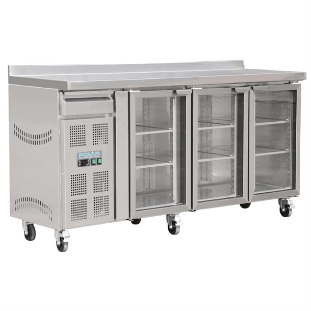 Image of Polar U-Series Premium Bar Fridge 3 Door St/St - 543Ltr
