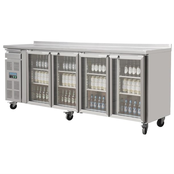 Image of Polar U-Series Premium Bar Fridge 4 Door St/St - 720Ltr