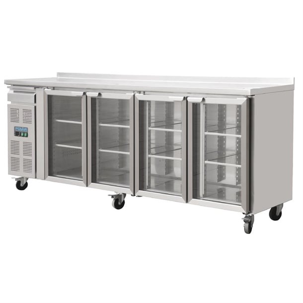 Image of Polar U-Series Premium Bar Fridge 4 Door St/St - 720Ltr