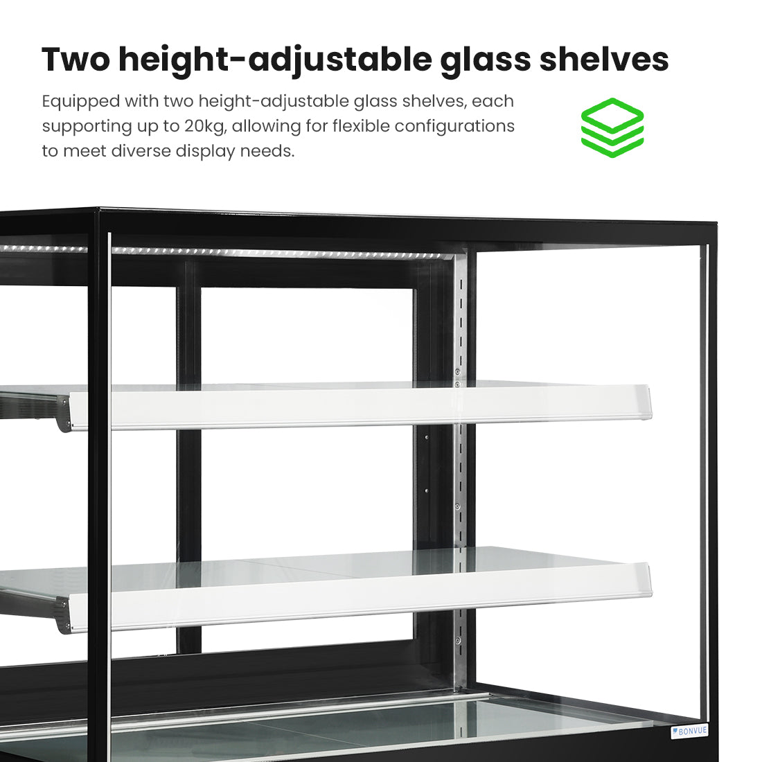 Image of Bonvue CL1200-2S Elite Cold Displays with 2 shelves