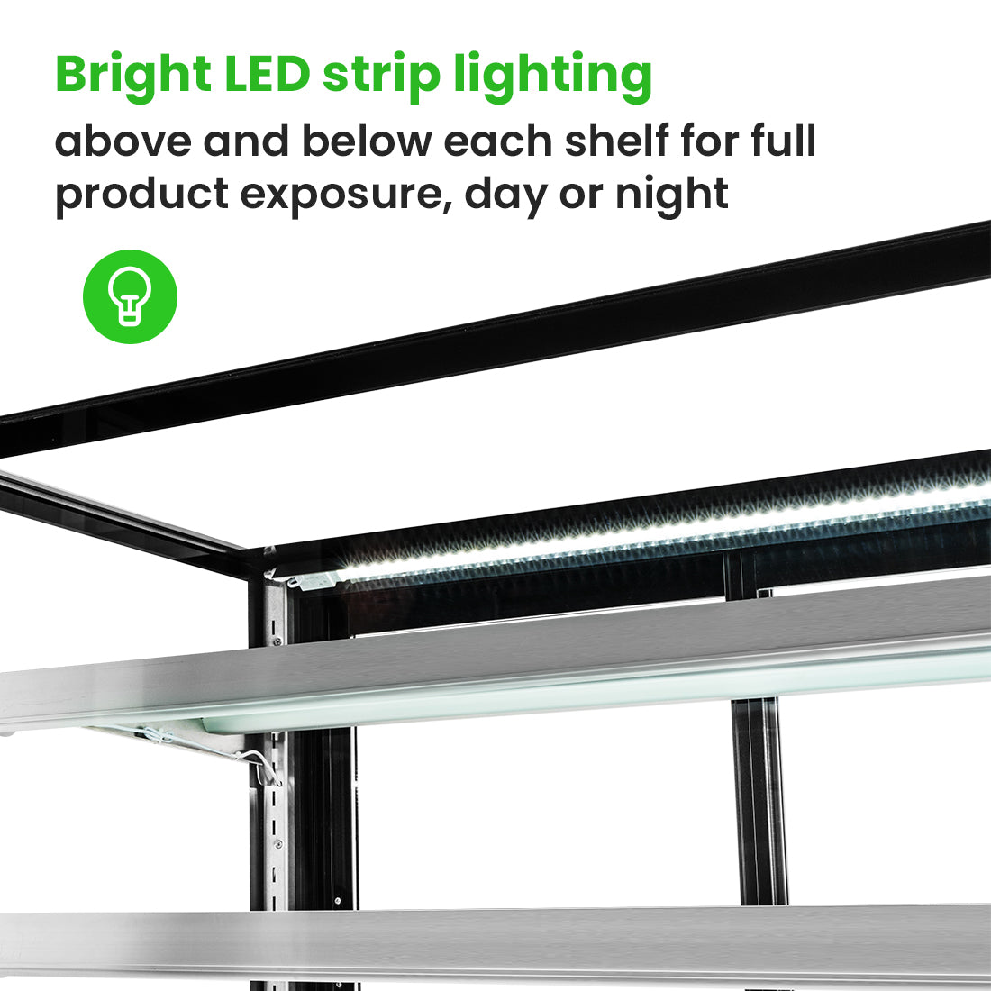 Image of Bonvue CL1200-2S Elite Cold Displays with 2 shelves