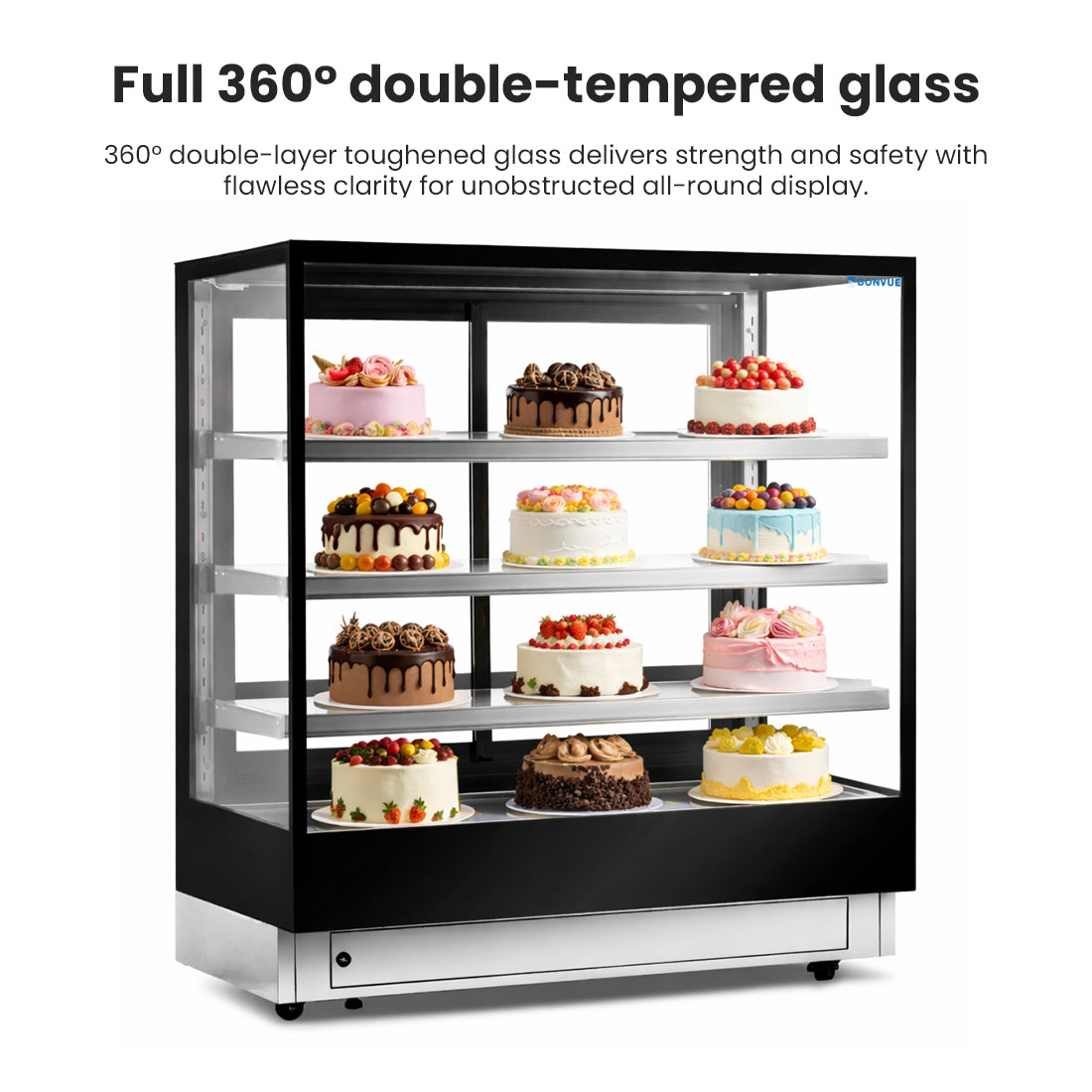 Image of Bonvue CL1200-3S Elite Cold Displays with 3 shelves