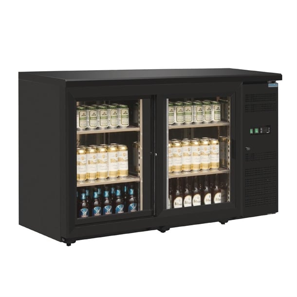 Image of Polar U-Series Back Bar Counter - 2 Door