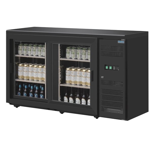 Image of Polar U-Series Back Bar Counter - 2 Door