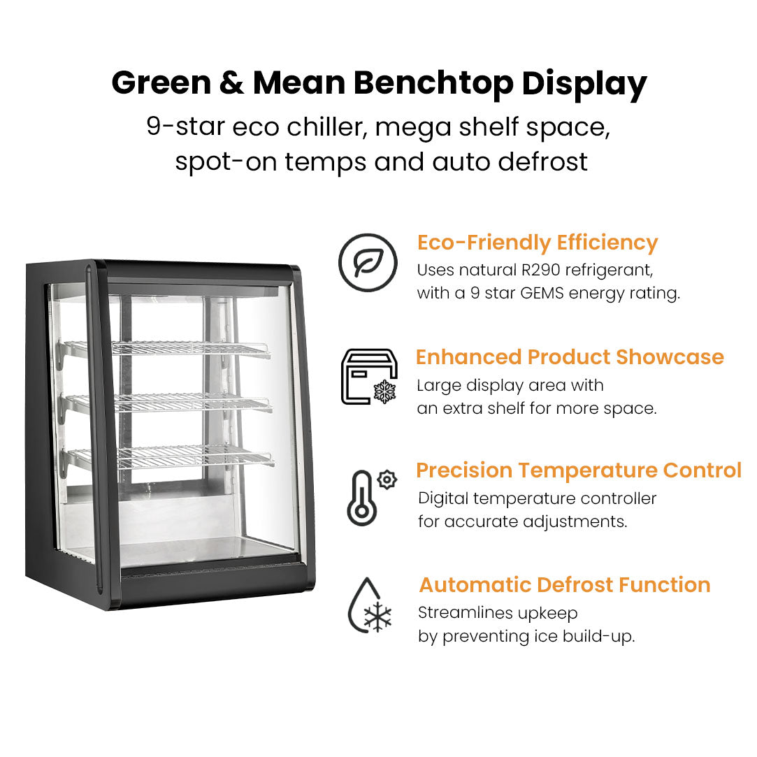 Image of Bonvue CTA-146 Chilled Angled Counter-Top Food Display