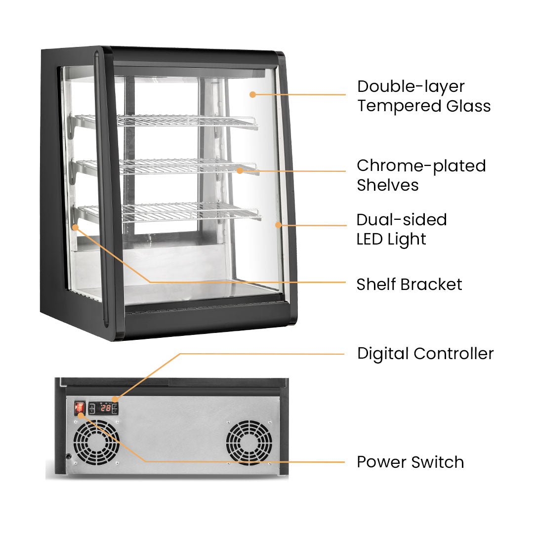 Image of Bonvue CTA-196 Chilled Angled Counter-Top Food Display