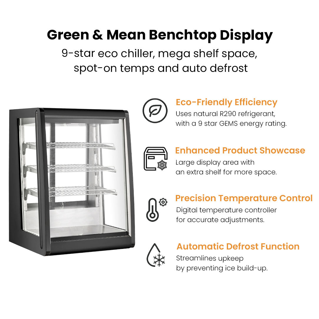 Image of Bonvue CTA-246 Chilled Angled Counter-Top Food Display