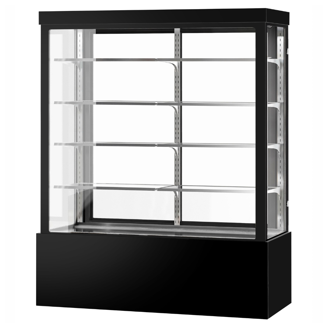 Image of Bonvue CVS180-4B Noir Grand 1800mm 4 Shelves Square Cake Display Cabinet