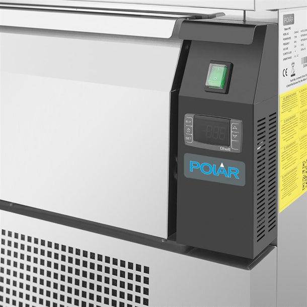 Image of Polar DA996-A U-Series Double Drawer Counter Fridge Freezer 4xGN