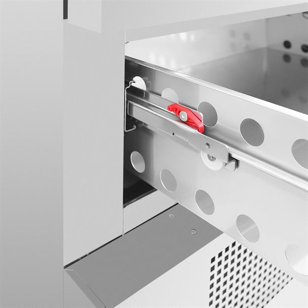 Image of Polar DA996-A U-Series Double Drawer Counter Fridge Freezer 4xGN