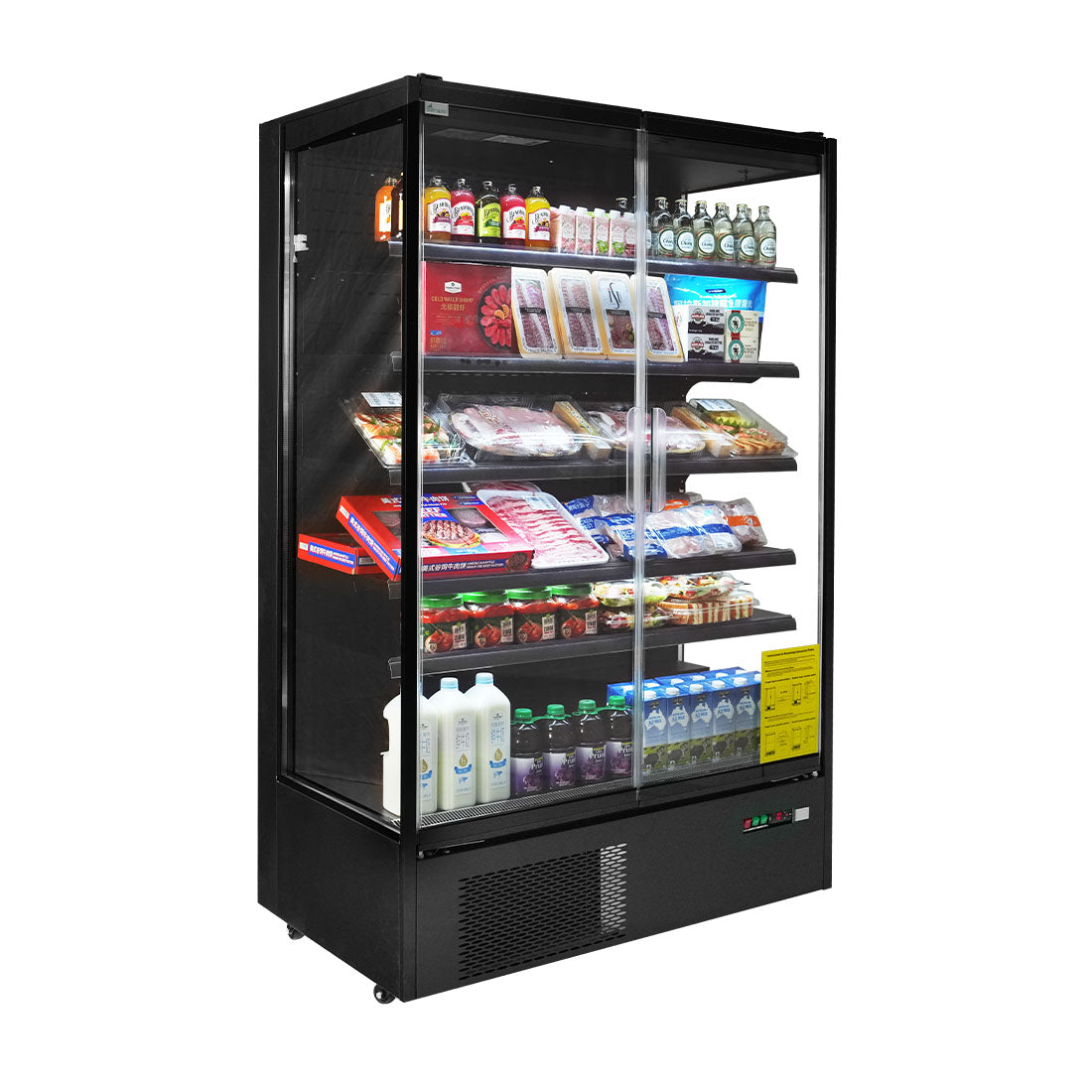 Image of Thermaster DC-125B Supermarket Panorama 2 Door Chiller Display