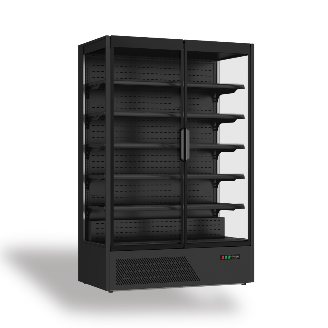 Image of Thermaster DC-125BS 2 Frameless Glass Door Multideck Display Fridge