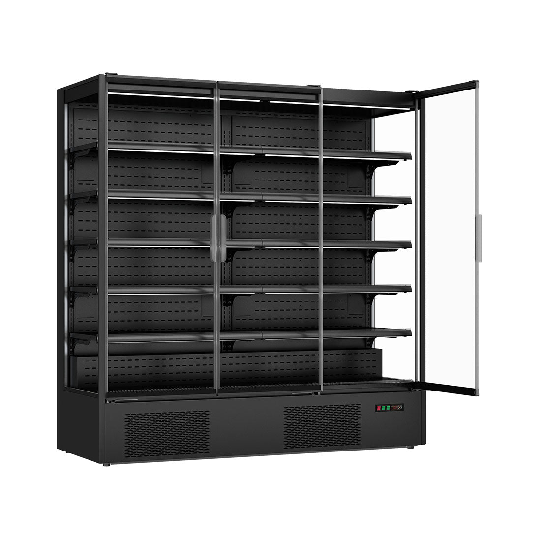 Image of Thermaster DC-187B Supermarket Panorama 3 Door Chiller Display