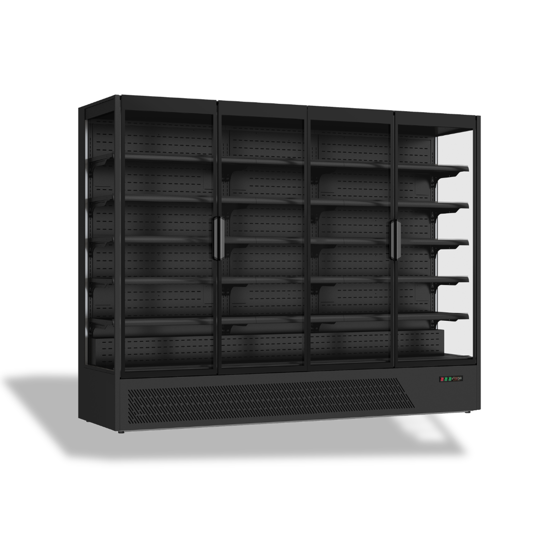 Image of Thermaster DC-250BS 4 Frameless Glass Door Multideck Display Fridge