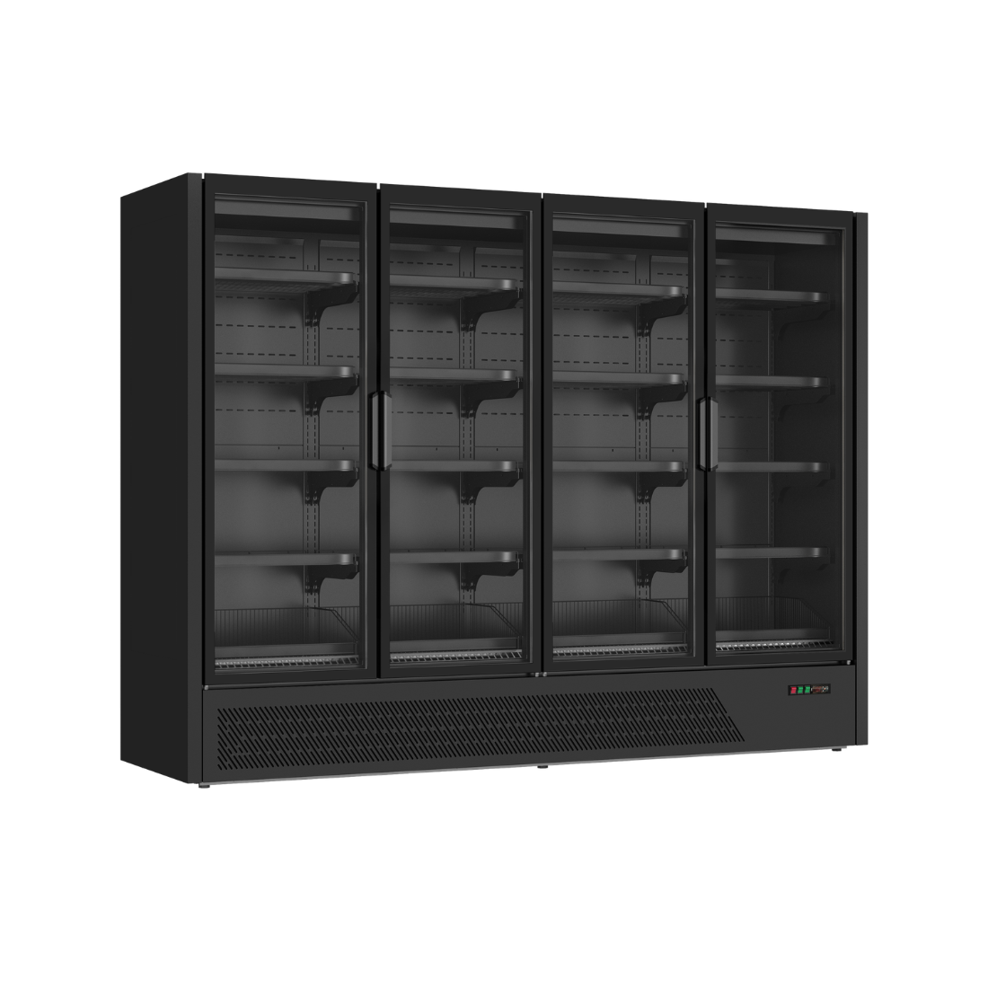 Image of Thermaster DC-250BTFG 4 Frameless Glass Door Multideck Display Freezer