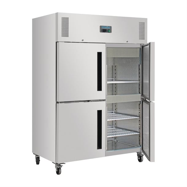 Image of Polar Gastro Refrigerator Double Door Upright Stable Door
