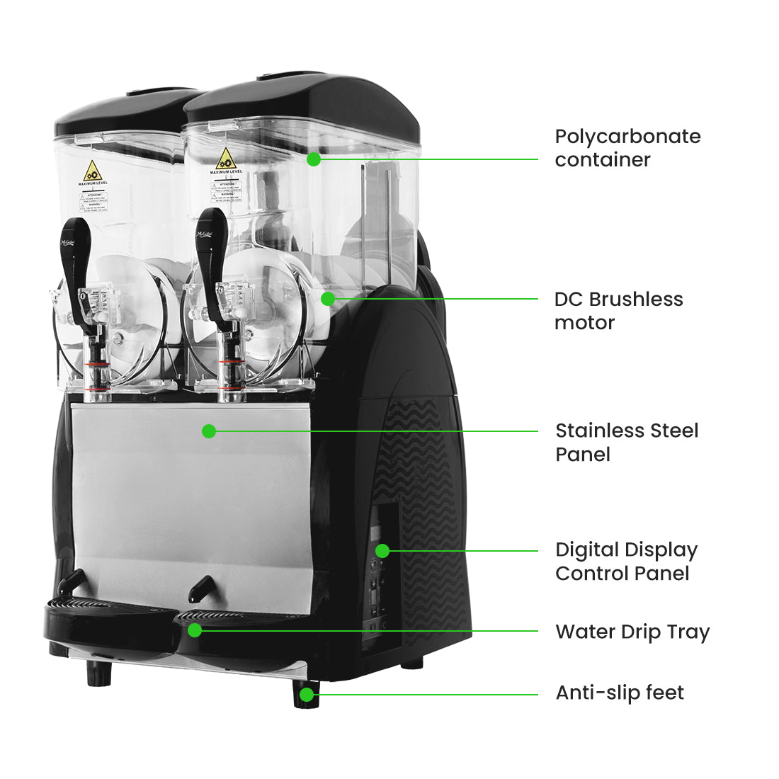 Image of Benchstar FABIGANI-2S Double 12 Litre Granita & Slushy Machine