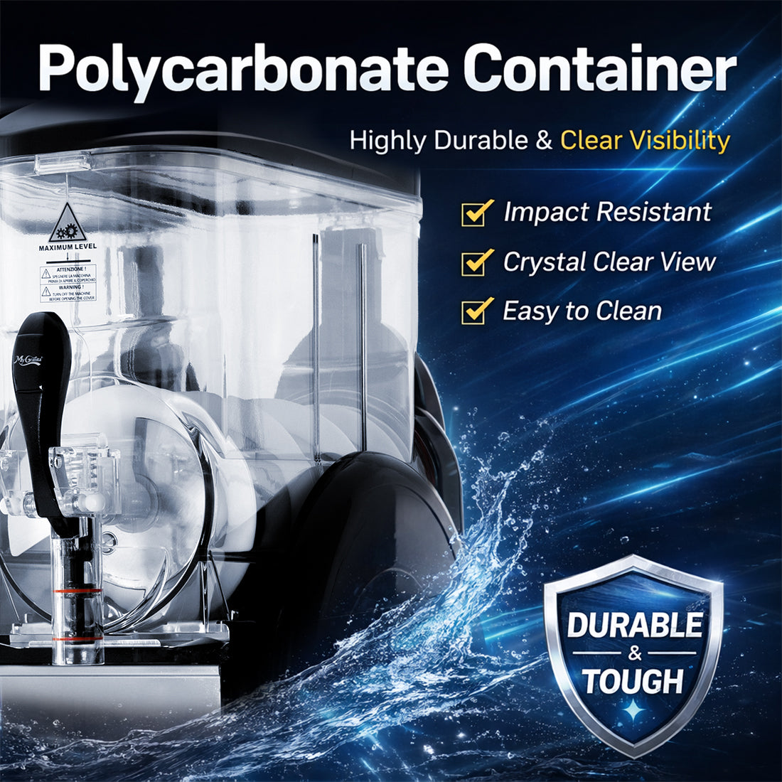 Image of Benchstar FABIGANI-2S Double 12 Litre Granita & Slushy Machine