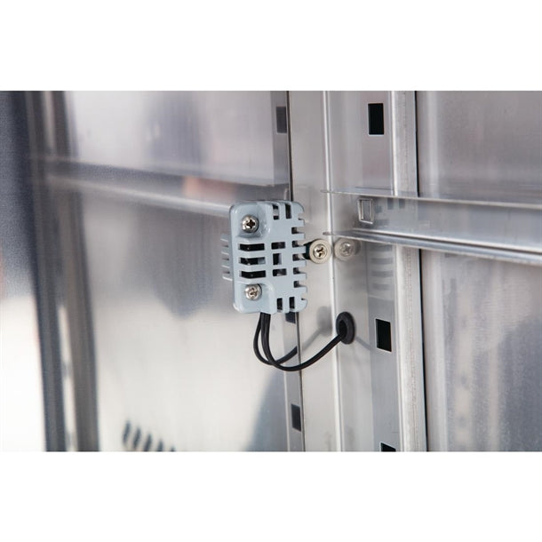 Image of Polar UA109-A U-Series 2 Door & 2 Drawer Counter Fridge