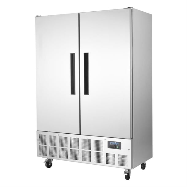 Image of Polar G-Series Double Door Slimline Fridge - 960Ltr