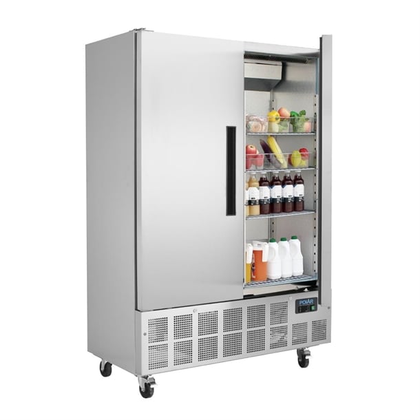 Image of Polar G-Series Double Door Slimline Fridge - 960Ltr