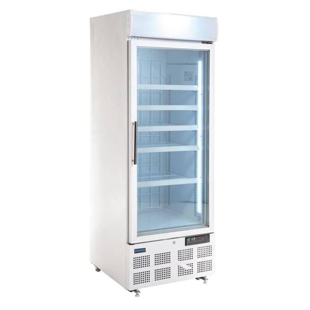 Image of Polar G-Series Upright Display Freezer White 412Ltr