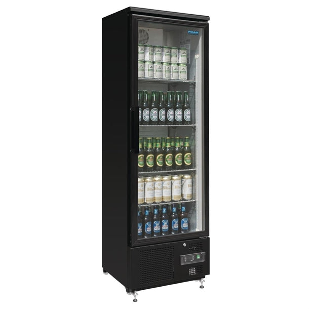 Image of Polar GJ447-A G-Series Upright Back Bar Cooler with Hinged Door 307Ltr