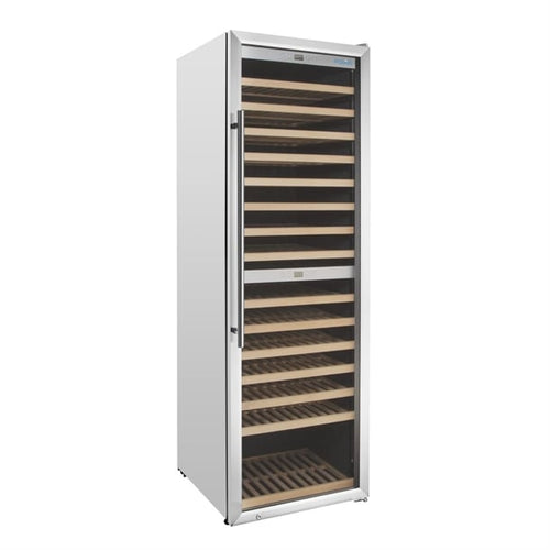 Polar G-Series Dual Zone Wine Fridge Stainless Steel - 180 Bottle