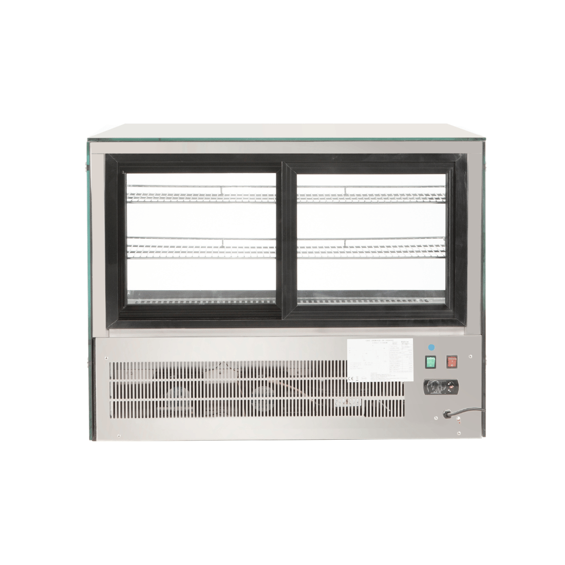 Image of Bonvue GN-900RT Counter top square glass cold food display