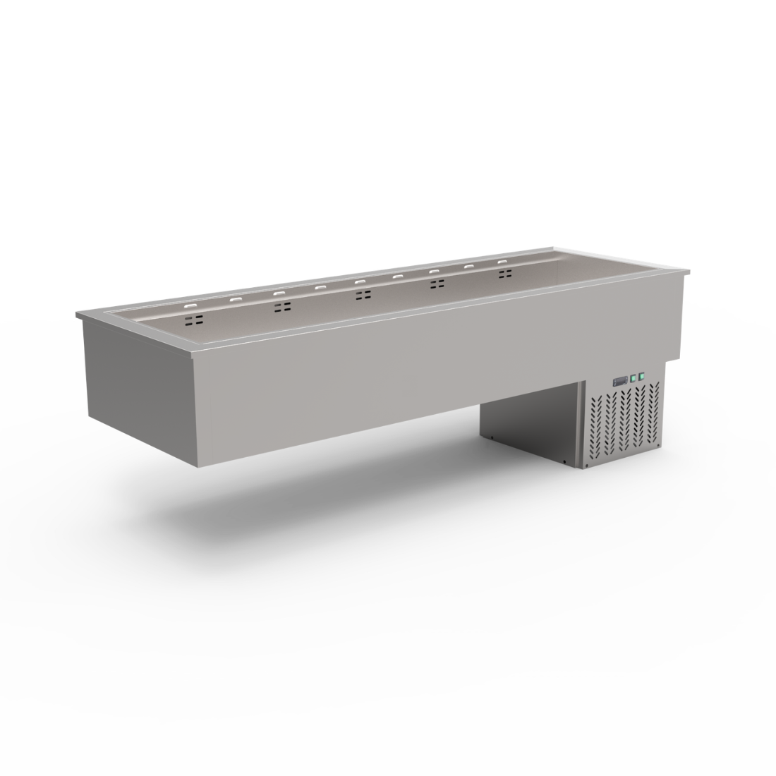 Image of Thermaster GN6-VA 6×GN 1/1 Capacity Ventilated Static Cold Bain Marie Trays