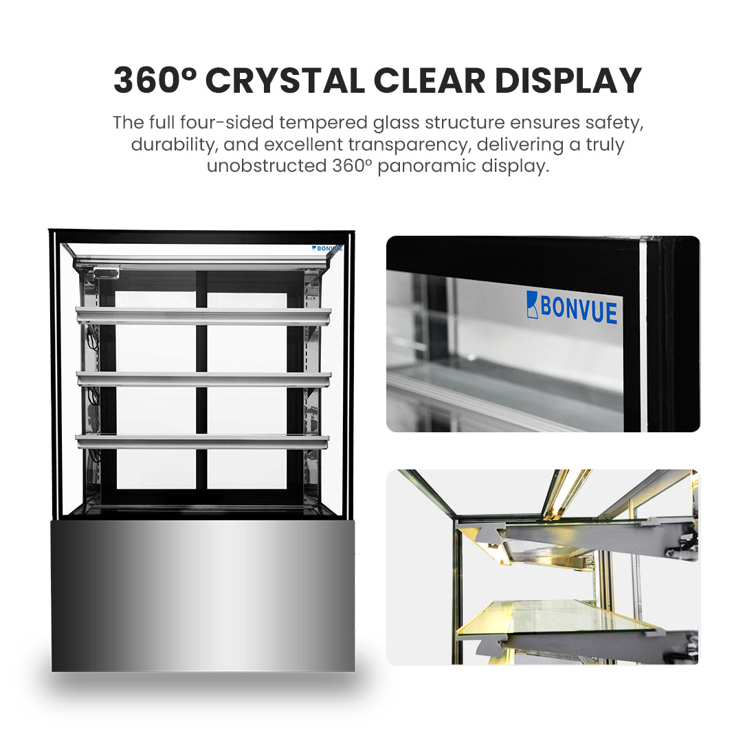 Image of Bonvue H-SF830V Heated Display Cabinet
