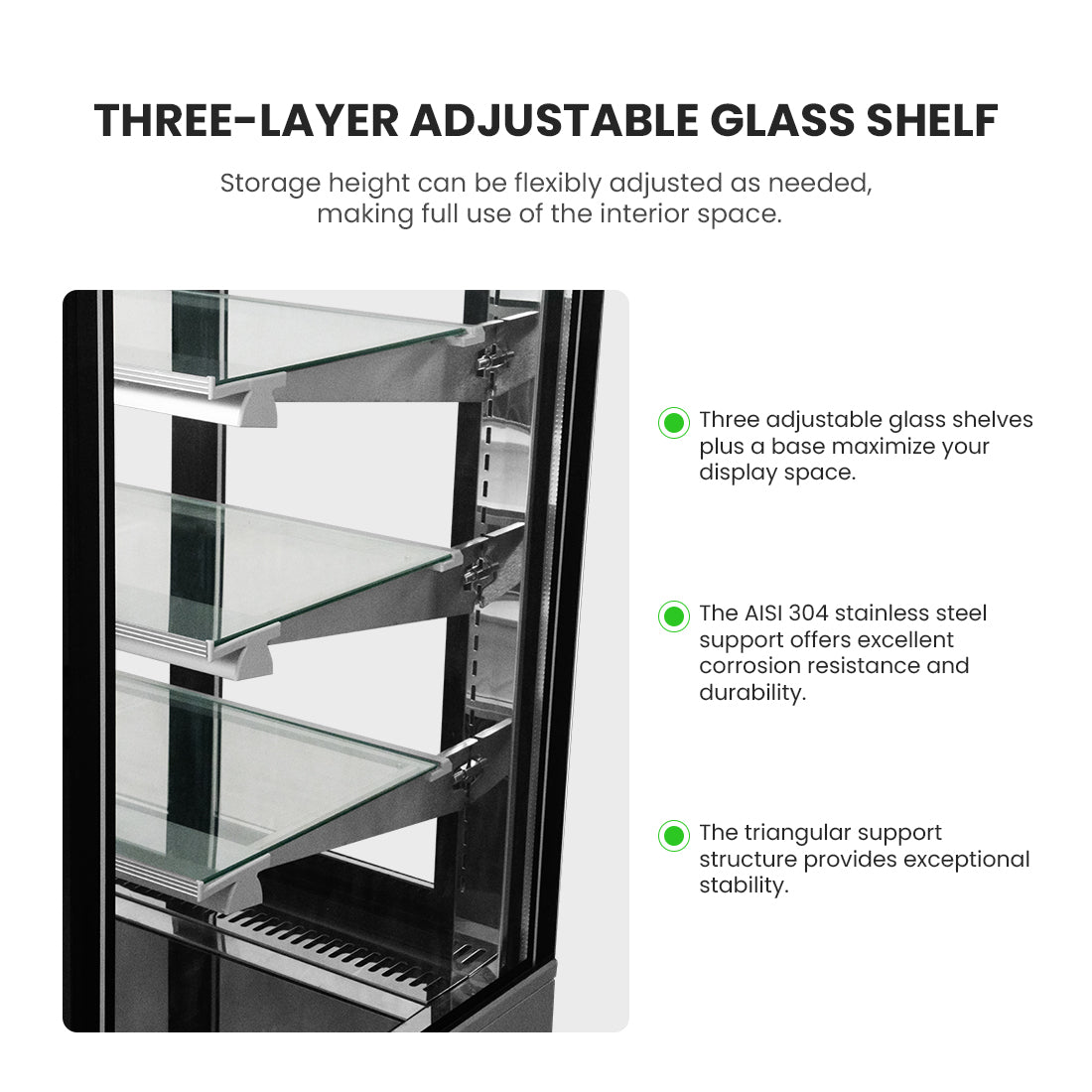 Image of Bonvue H-SF830V Heated Display Cabinet