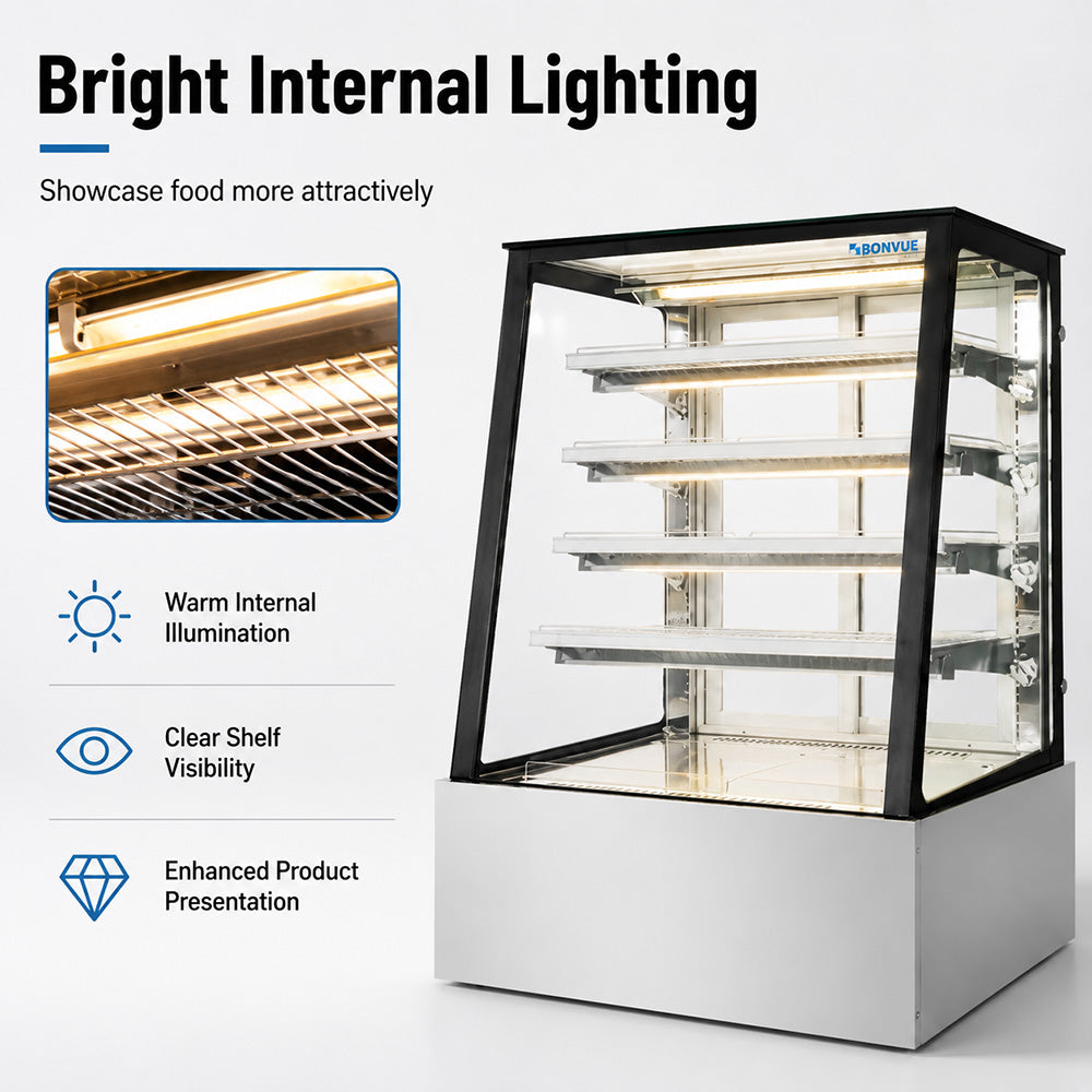 Image of Bonvue H-SLP830C Deluxe Heated Display Cabinet