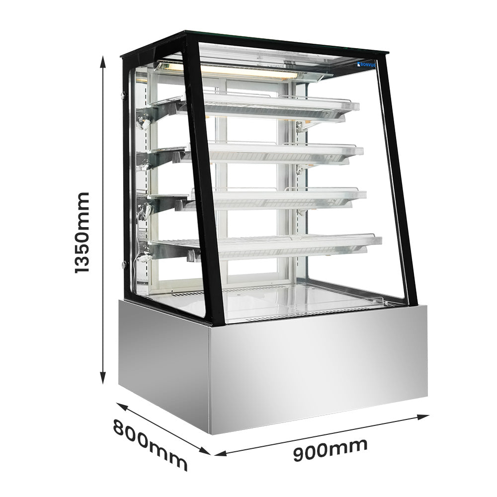 Image of Bonvue H-SLP830C Deluxe Heated Display Cabinet