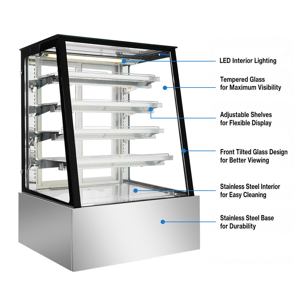 Image of Bonvue H-SLP830C Deluxe Heated Display Cabinet