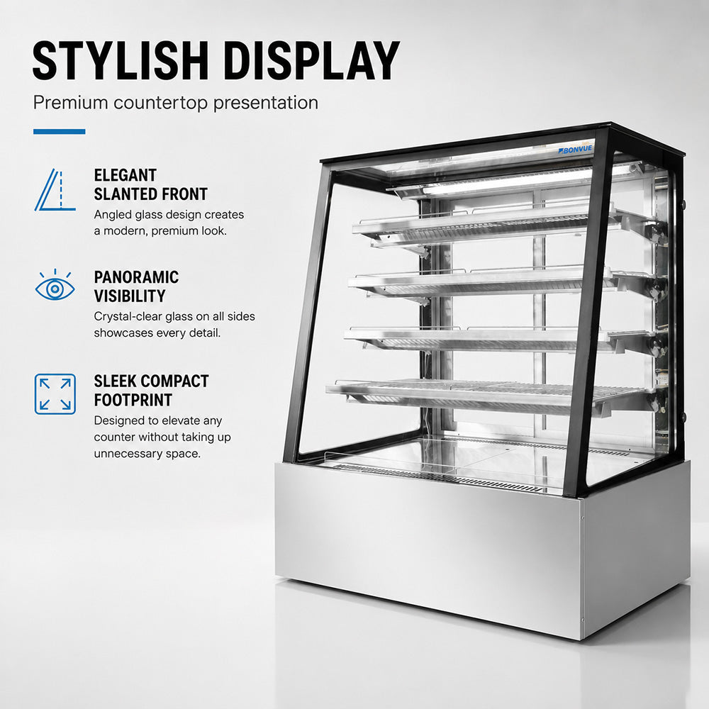 Image of Bonvue H-SLP840C Deluxe Heated Display Cabinet