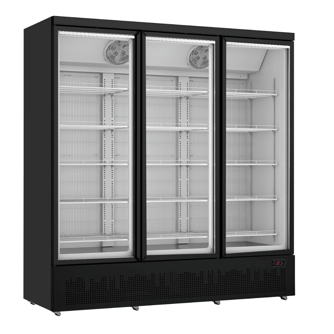 Image of Thermaster LG-1500BGBMF Triple Door Supermarket Freezer