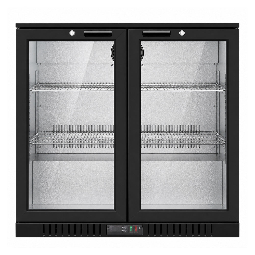 Image of Thermaster LG-208HC Under Bench Two Door Bar Fridge/Cooler
