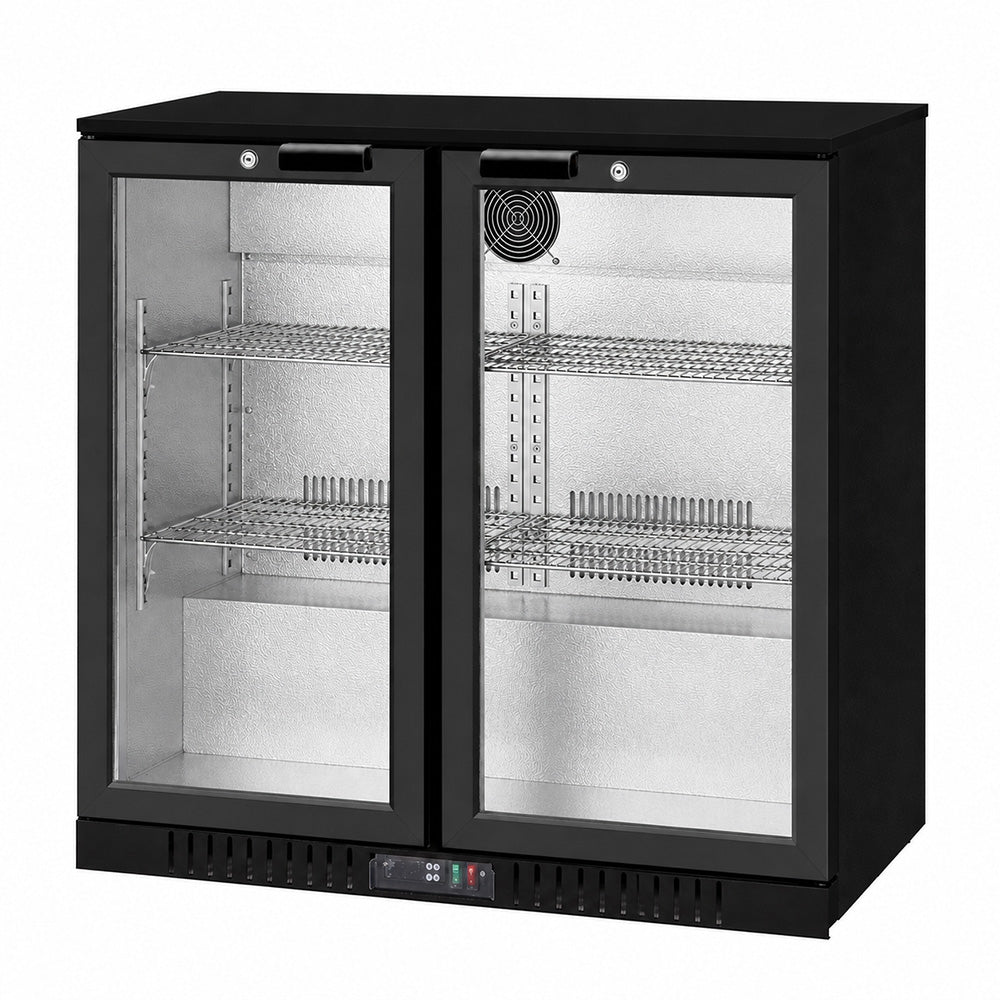 Image of Thermaster LG-208HC Under Bench Two Door Bar Fridge/Cooler