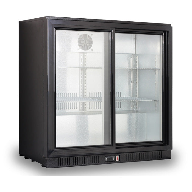 Image of Thermaster LG-208SC Under Bench Two Sliding Door Bar Fridge/Cooler