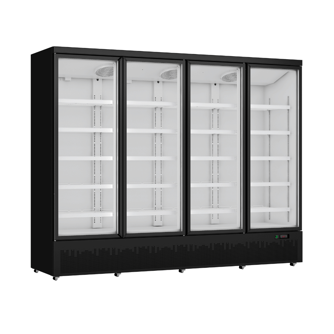 Image of Thermaster Four Door Supermarket Fridge Black LG-2200BGBM