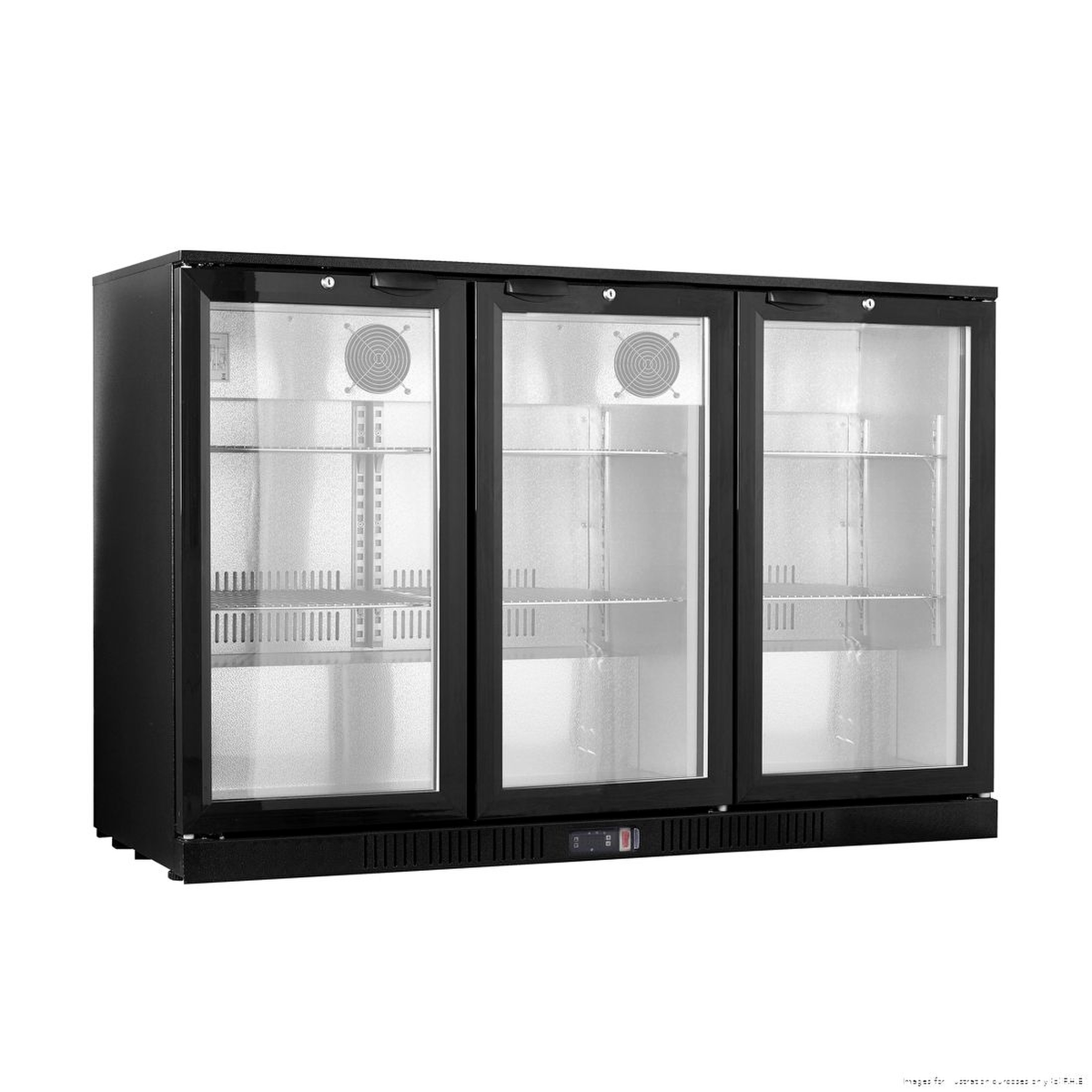 Image of Thermaster LG-330HC Under Bench Three Door Bar Fridge/Cooler