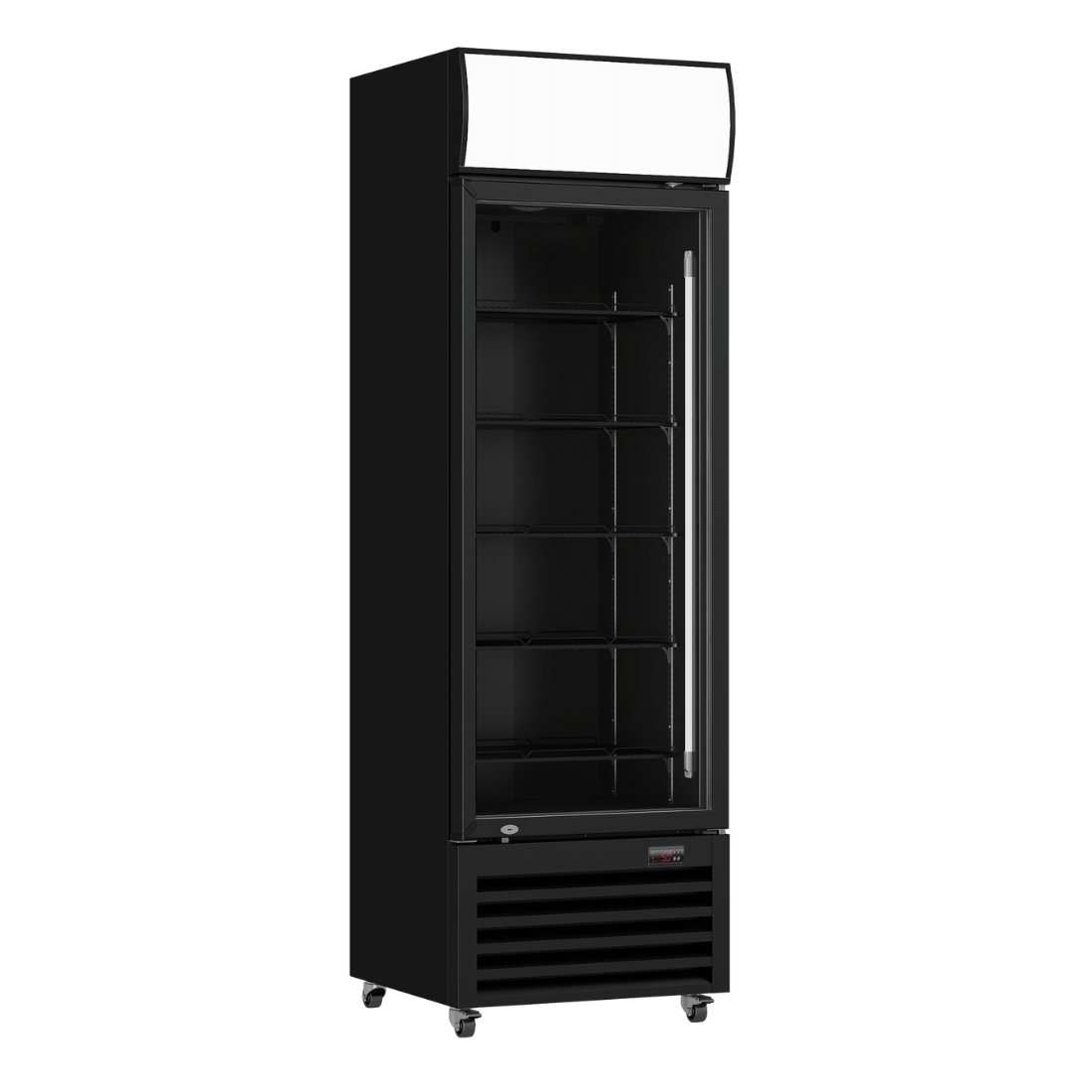 Image of Thermaster LG-370BP Single Glass Door Colourbond Upright Drink Fridge