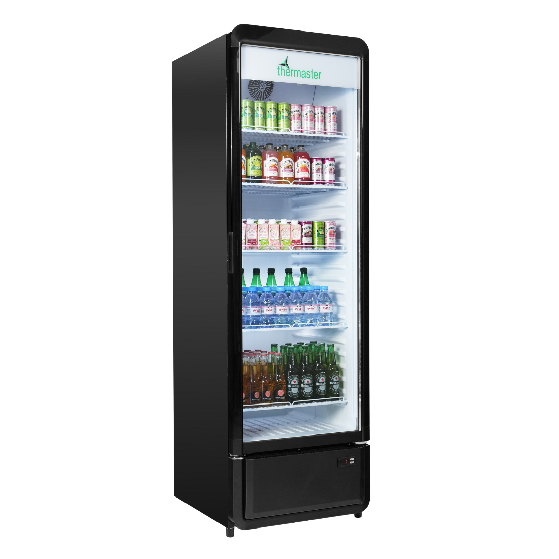 Image of Thermaster SDC-343B Upright Glass Door Beverage Fridge