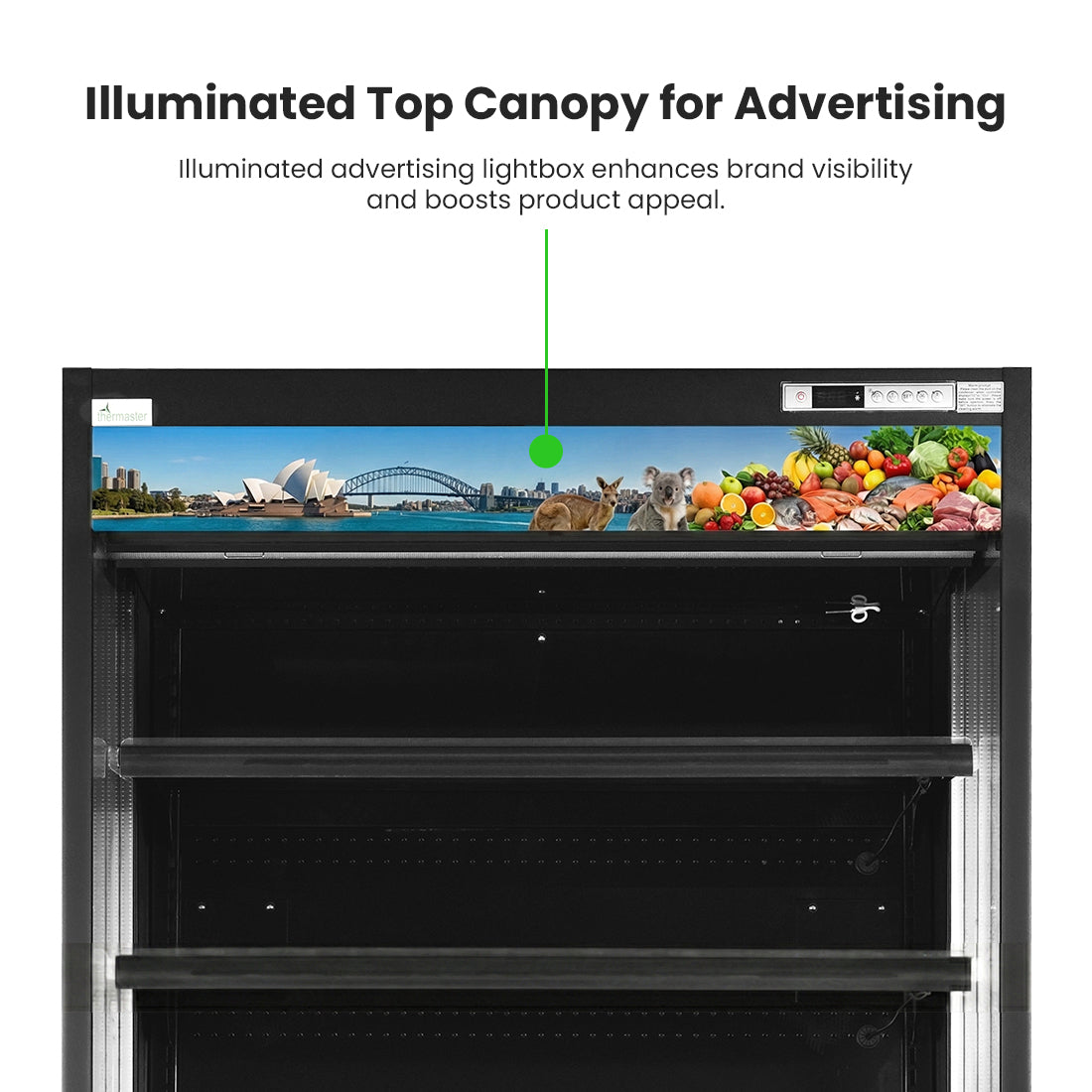 Image of Thermaster OC-915B Supermarket Open Beverage Display