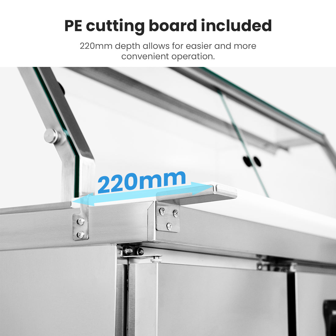 Image of Thermaster Cold Salad & Noodle Bar 4x1/1 GN Pans PG150FA-XG