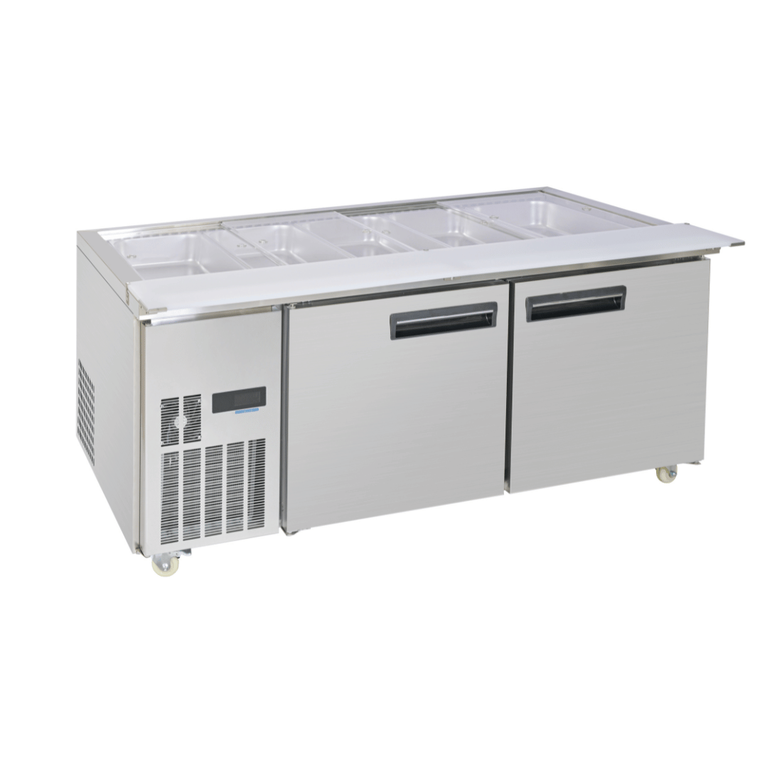 Image of Thermaster PG180FA-XB Two Door Cold Bench Salad Station 5x1/1 GN Pans