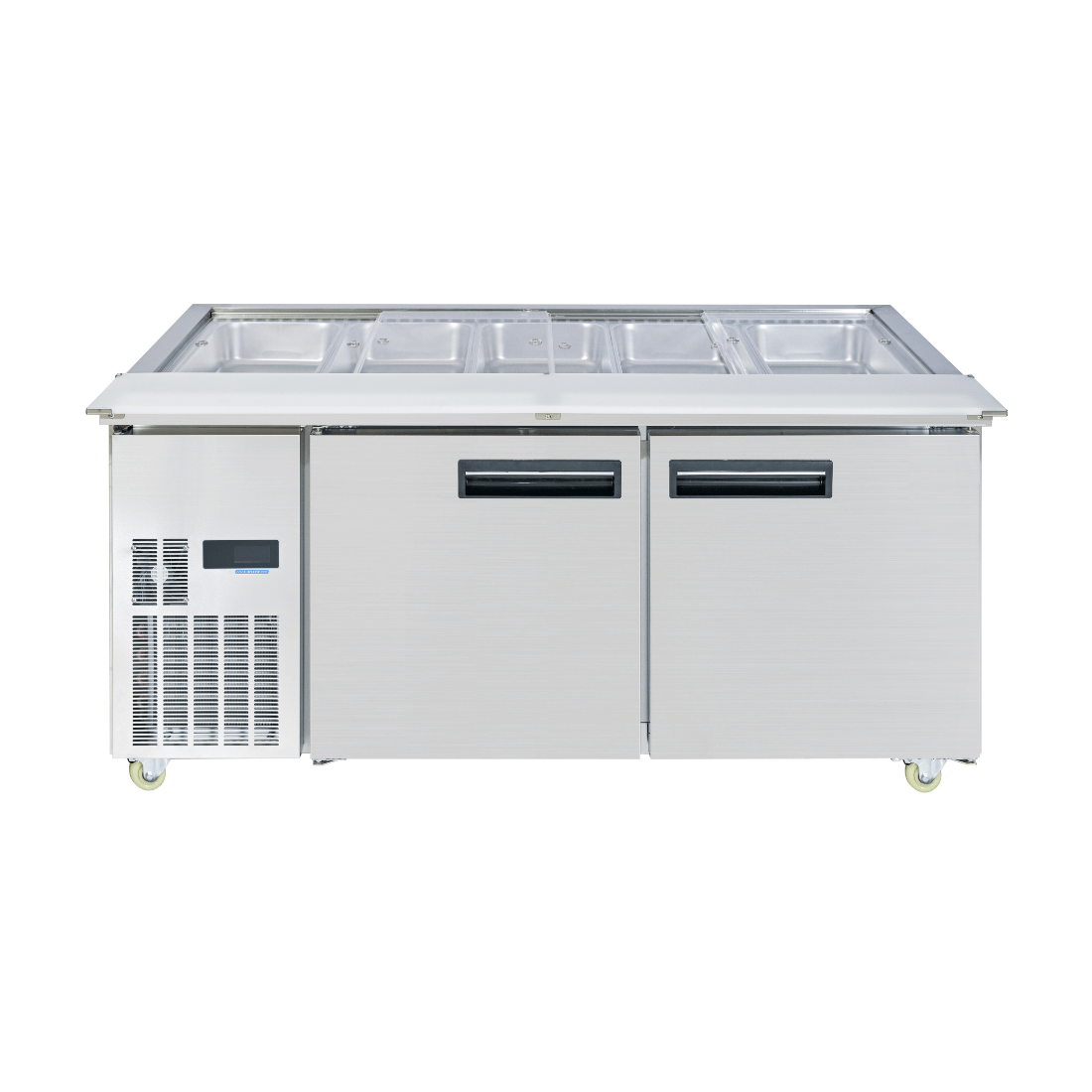 Image of Thermaster PG180FA-XB Two Door Cold Bench Salad Station 5x1/1 GN Pans