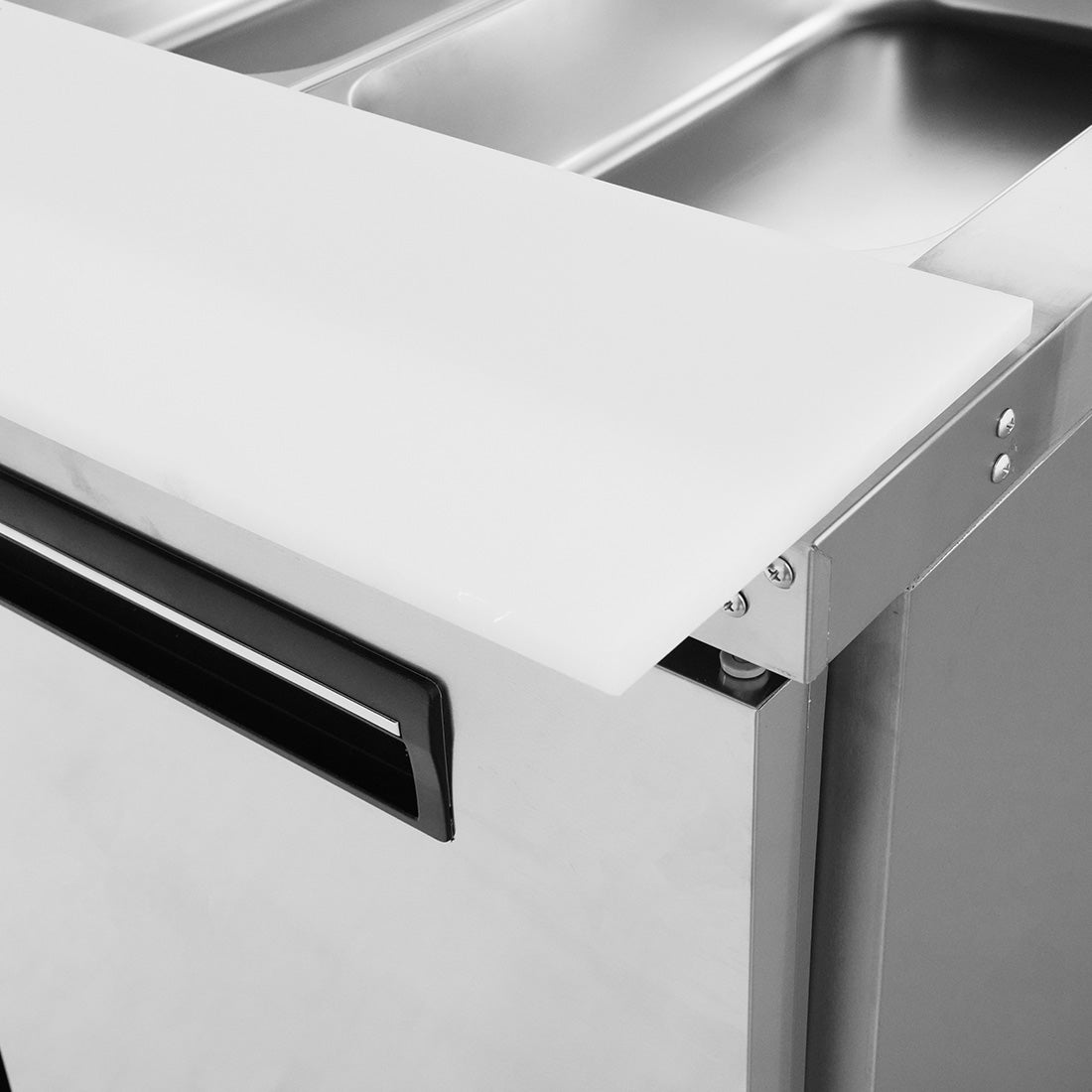 Image of Thermaster Three Door Cold Bench Salad Station 6x1/1 GN Pans PG210FA-XB